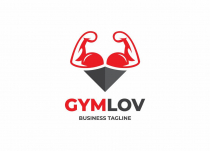 Gym Lover Sports Fitness Logo Design Screenshot 1
