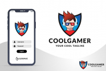 Cool Gamer Video Gaming Logo Design Screenshot 1