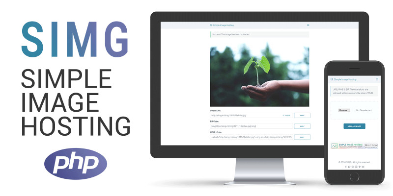 SIMG – Simple Image Hosting PHP Script