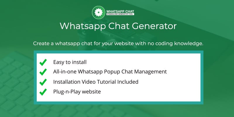 Whatsapp Chat Generator Tool