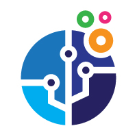 Colorful Circle Digital Technology Logo Design