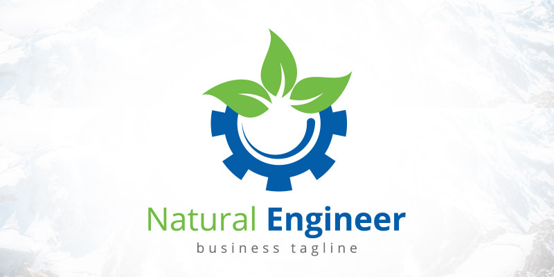 Natural Gear Engineering Logo Design