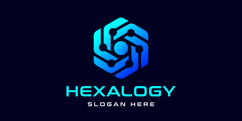 Creative Hexagonal Technology Logo Design