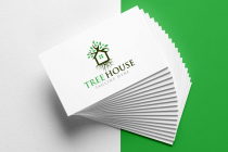 Tree House Eco Home Real Estate Logo Design Screenshot 3