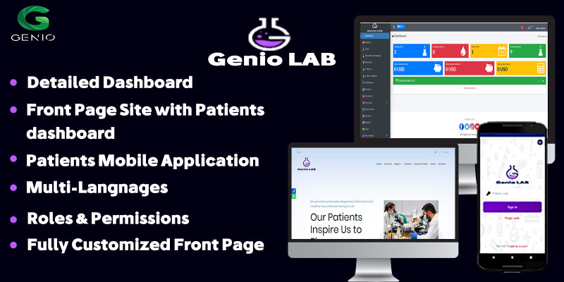 GenioLab Medical Laboratory Management Solution