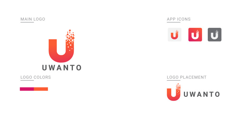 Uwanto U Letter Logo