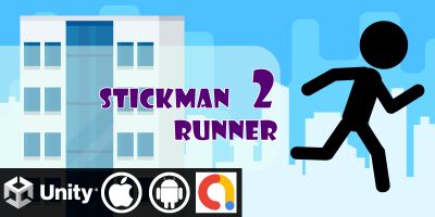 Stickman Runner 2 Unity Platformer With Admob