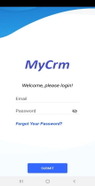MyCRM - Web And Android Application Screenshot 1
