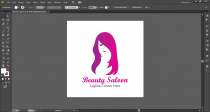 Saloon Beauty Logo Screenshot 1