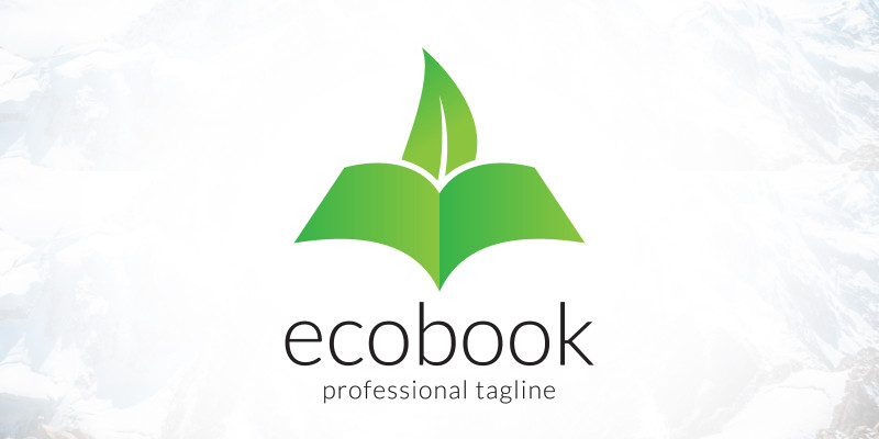 Eco Book Creative Education Logo Design