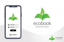 Eco Book Creative Education Logo Design Screenshot 2