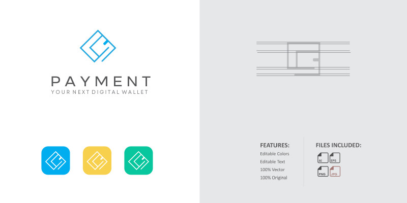Digital Wallet Logo design