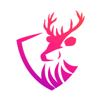 Deer Shield Vector Logo