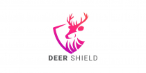 Deer Shield Vector Logo Screenshot 1