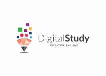 Creative Digital Study Logo Design Screenshot 1