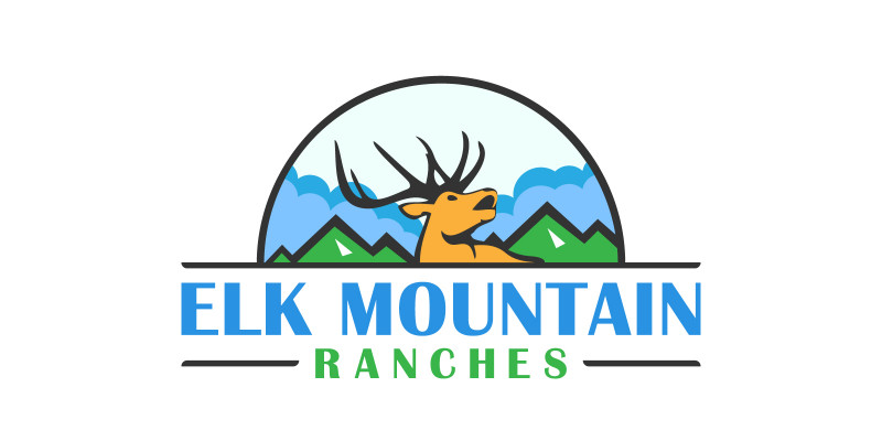 Elk Mountain Ranches Agriculture Logo Design