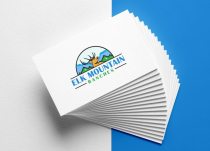 Elk Mountain Ranches Agriculture Logo Design Screenshot 1