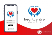 Medical Heart Centre Logo Design Screenshot 3