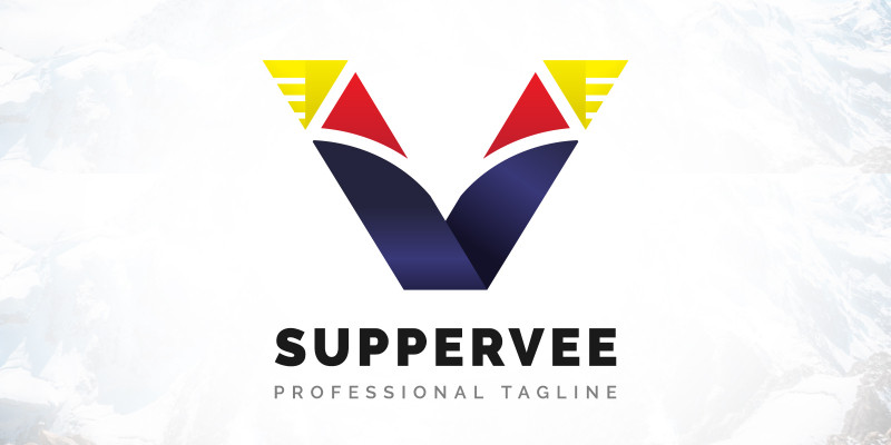 Super V - Letter Logo Design