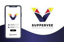 Super V - Letter Logo Design Screenshot 4