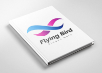 Infinity Bird Fly Logo Design Screenshot 3