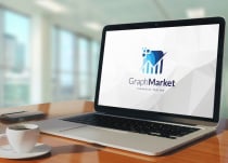 Graph Market Financial And Accounting Logo Design Screenshot 1