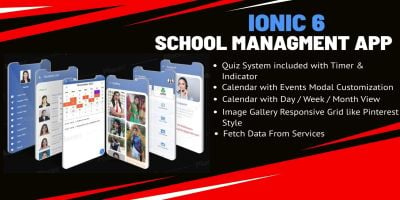School Managment Modern UI Ionic 5