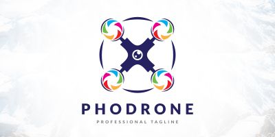 Photography Drone Logo Design