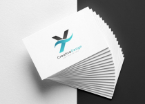 Creative Y Letter Blue Wave Logo Design Screenshot 2