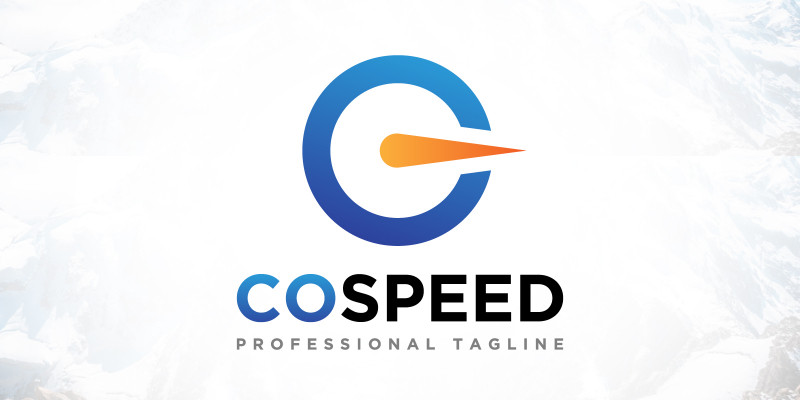 Letter C Co Speed Auto Logo Design