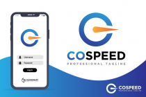 Letter C Co Speed Auto Logo Design Screenshot 4