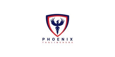 Phoenix Shield Logo Template 