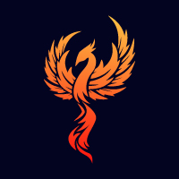 Phoenix Fly Vector Logo