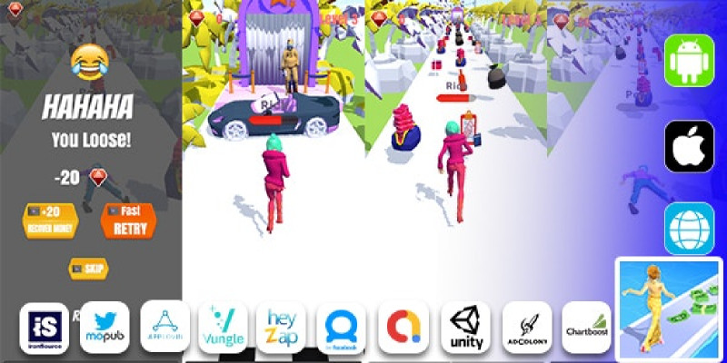 Rich Runner Race 3D Game Unity