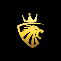 Lion Head Shield Logo