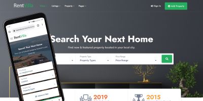 RentVilla - Modern Real Estate HTML5 Template