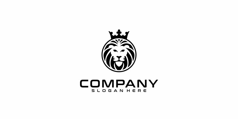 Circle Lion King Logo