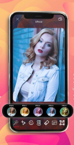 Glitter Photo - Android App Source Code   Screenshot 1