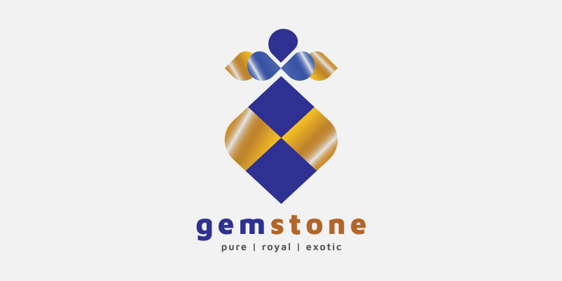 Gem Stone Ornament Logo