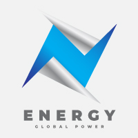 Energy and Paper Folding N Logo