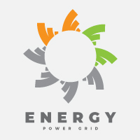 Power Grid and Energy Logo