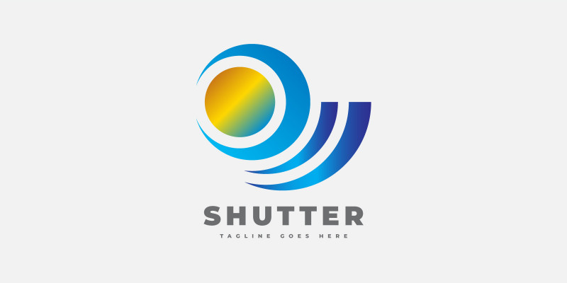 Camera Shutter and Frame Logo