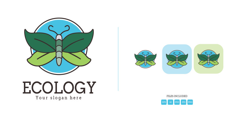 Ecology Butterfly Logo