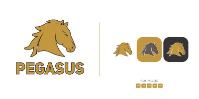 Pegasus Logo Template
