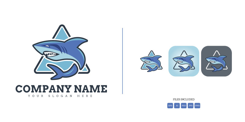 Shark Logo Template