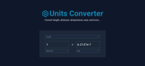 React Units Converter NodeJS Screenshot 1