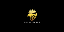 Royal Eagle Vector Logo Template Screenshot 1