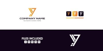 Unique Modern Y Letter Business Logo