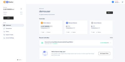 MultiCoinWallet - Crypto Currency Web Wallet