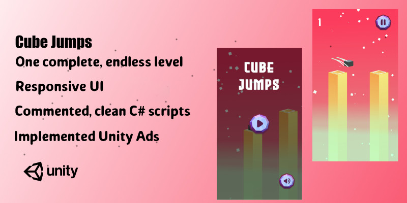 Cube Jumps - Complete Unity Game